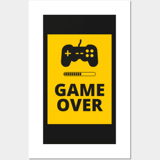 game over Posters and Art